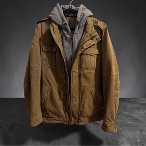 Men's Levi's® Quilt-Lined Hooded Trucker Jacket - L